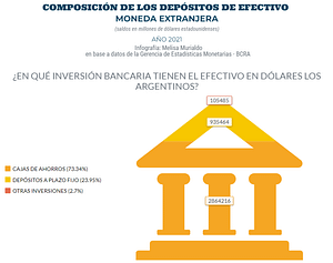 5 DEPOSITOS EN EFECTIVO MONEDA EXTRANJERA COMPOSICION D.E. DOLARES | Enfoque de Noticias Tandil