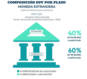 9 COMPOSICION DPF EN DOLARES 2022 POR PLAZO. pesos | Enfoque de Noticias Tandil