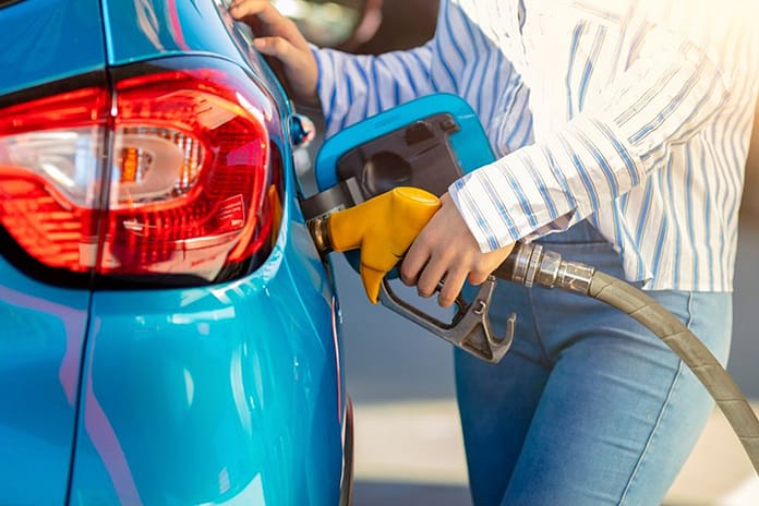 consumo de combustible en julio